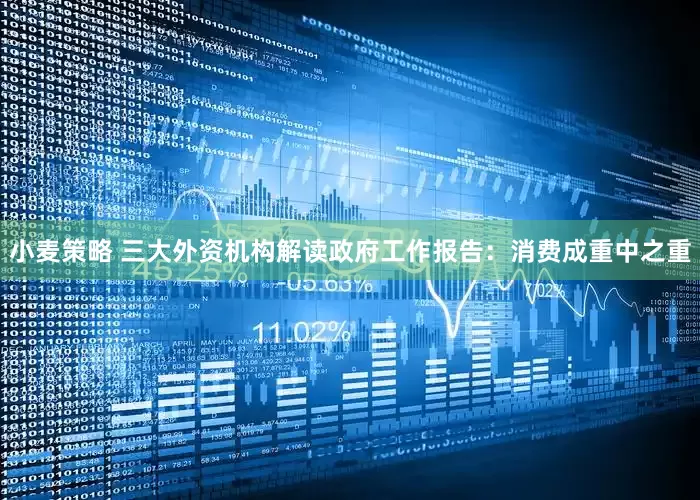 小麦策略 三大外资机构解读政府工作报告：消费成重中之重